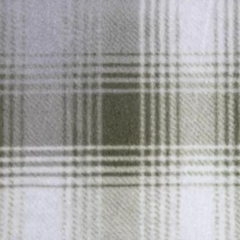 Nordic Plaid Microfiber Throw Blanket