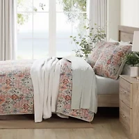 Ikat Tropics Cotton Quilt-Sham Set