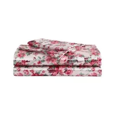 Vintage Floral Microfiber Sheet Set