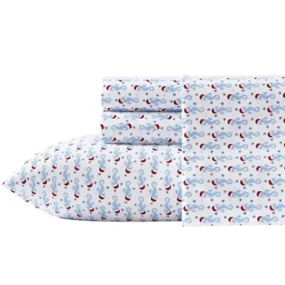 Holiday Seahorse Microfiber Sheet Set