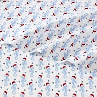 Holiday Seahorse Microfiber Sheet Set