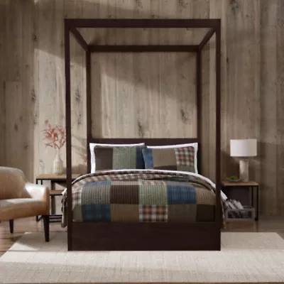 Classic Patchwork Cotton Quilt-Sham Set