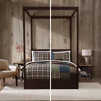 Classic Patchwork Cotton Quilt-Sham Set
