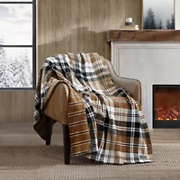 Trailhead Plaid Microfiber Throw Blanket