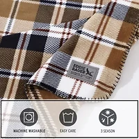 Trailhead Plaid Microfiber Throw Blanket