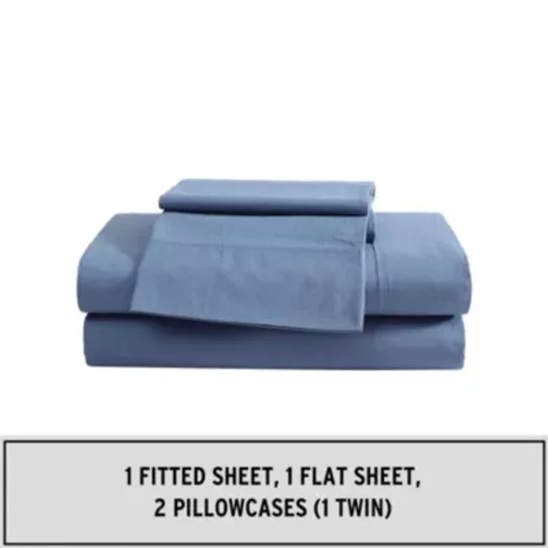 Peached Percale Cotton Sheet Set