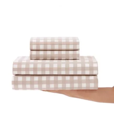 Cottage Check Cotton Sheet Set