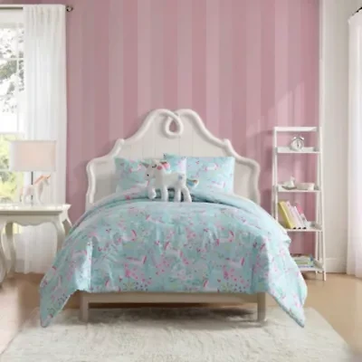 Magical Unicorns Microfiber Comforter Sham Bonus Set