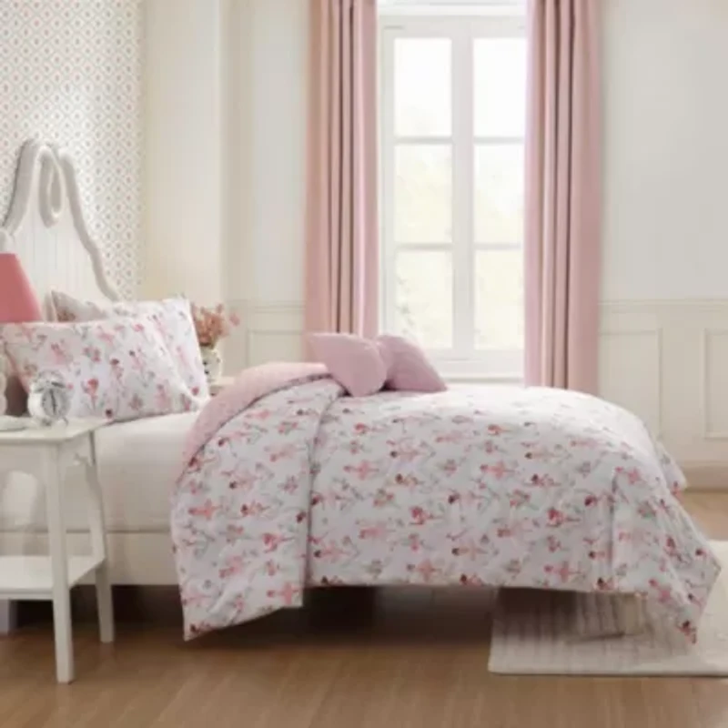 Ballerina Divas Microfiber Comforter Sham Bonus Set