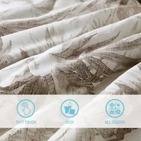 Beachway Blooms Comforter-Sham Set