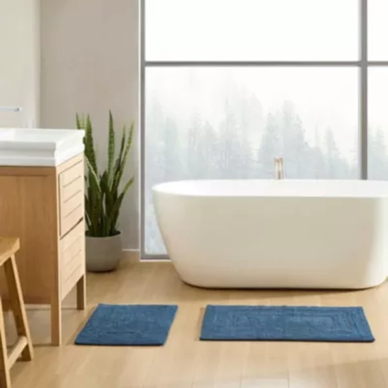 Logan Reversible Cotton Bath Rug
