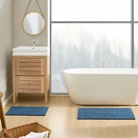 Logan Reversible Cotton Bath Rug