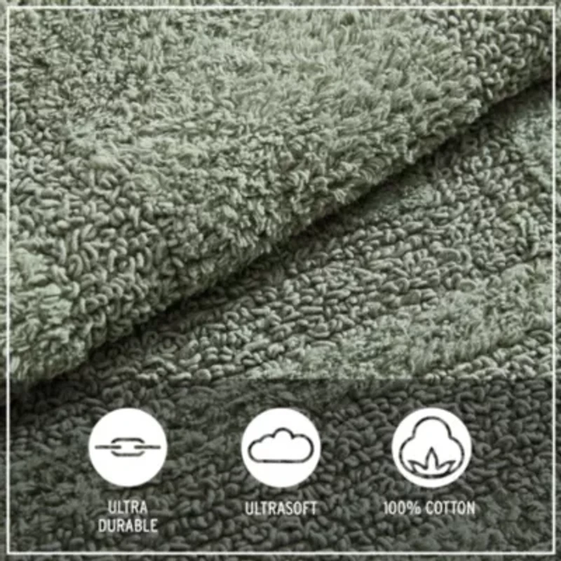 Logan Reversible Cotton Bath Rug