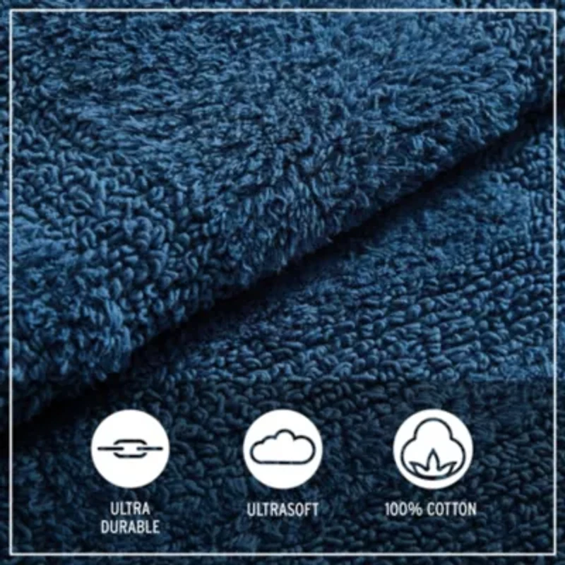 Logan Reversible Cotton Bath Rug