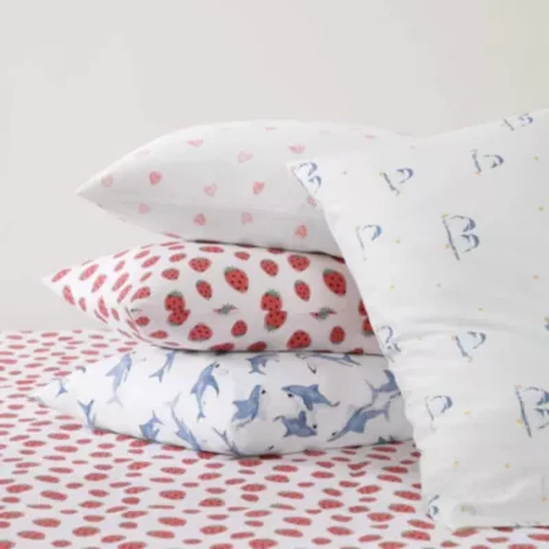 Strawberry Picnic Cotton Sheet Set