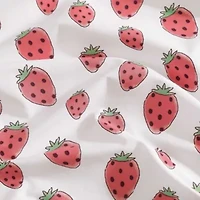 Strawberry Picnic Cotton Sheet Set