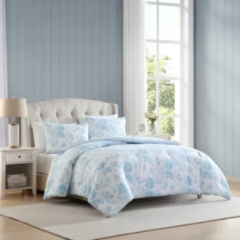 Anja Textured Toile Comforter Set