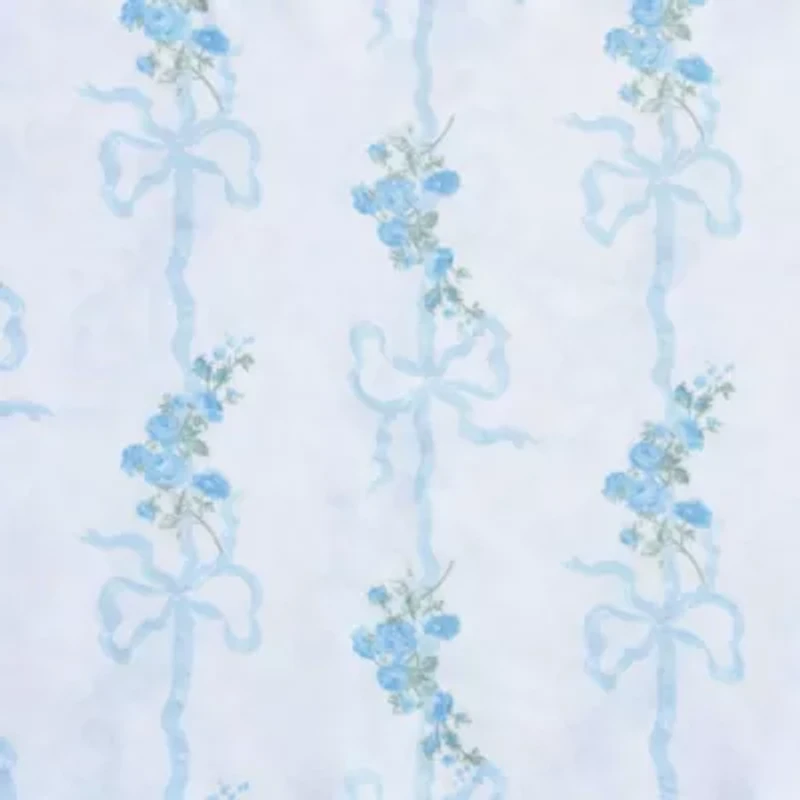 Floral Ribbon Cotton Sheet Set