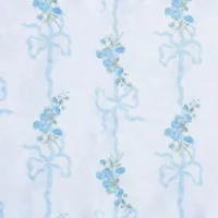 Floral Ribbon Cotton Sheet Set