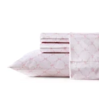 Bow Ribbon Cotton Sheet Set