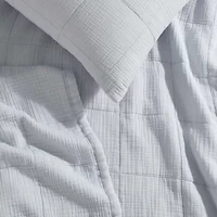 Cotton Gauze Solid Euro Sham Set
