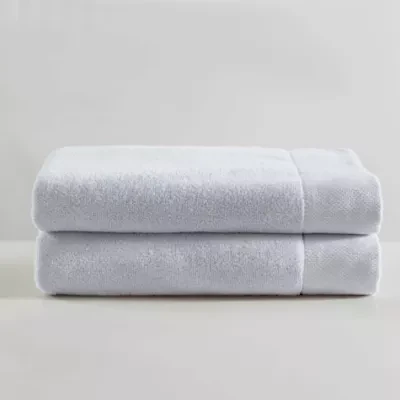 Entwine Solid Cotton 2-Piece Towel Set