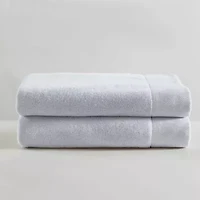 Entwine Solid Cotton 2-Piece Towel Set