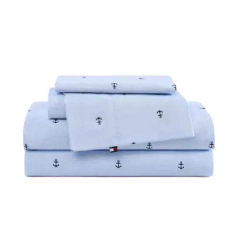 Anchor And Flag Cotton Sheet Set