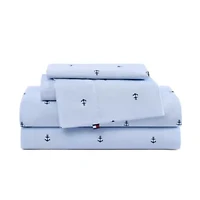 Anchor And Flag Cotton Sheet Set