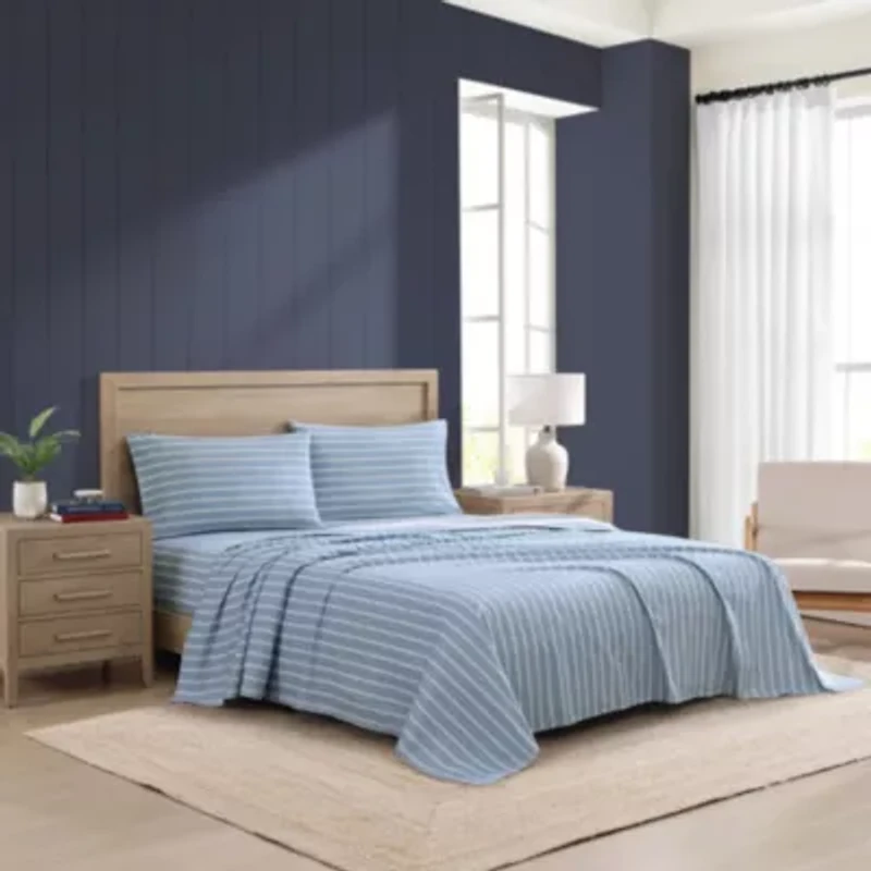 Effortless Stripe Cotton Sheet Set