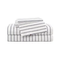 Rope Stripe Cotton Sheet Set