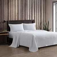 Ticking Stripe Cotton Sheet Set