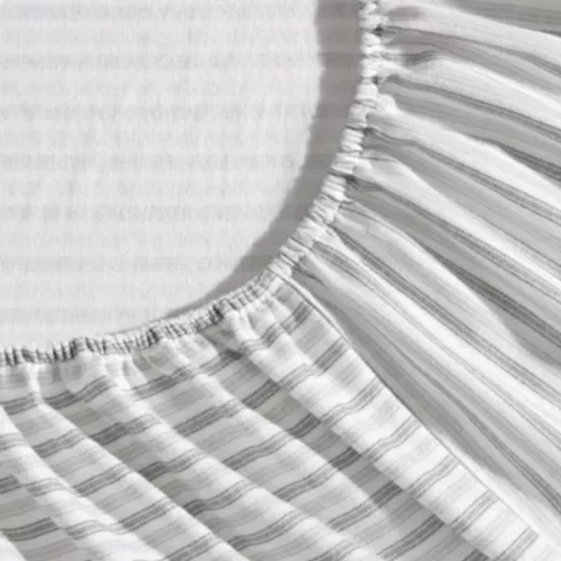 Ticking Stripe Cotton Sheet Set