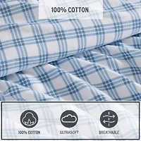 Arrowhead Tartan Cotton Sheet Set