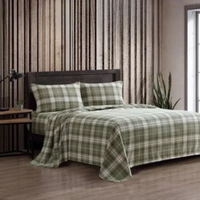 Heartland Plaid Cotton Sheet Set