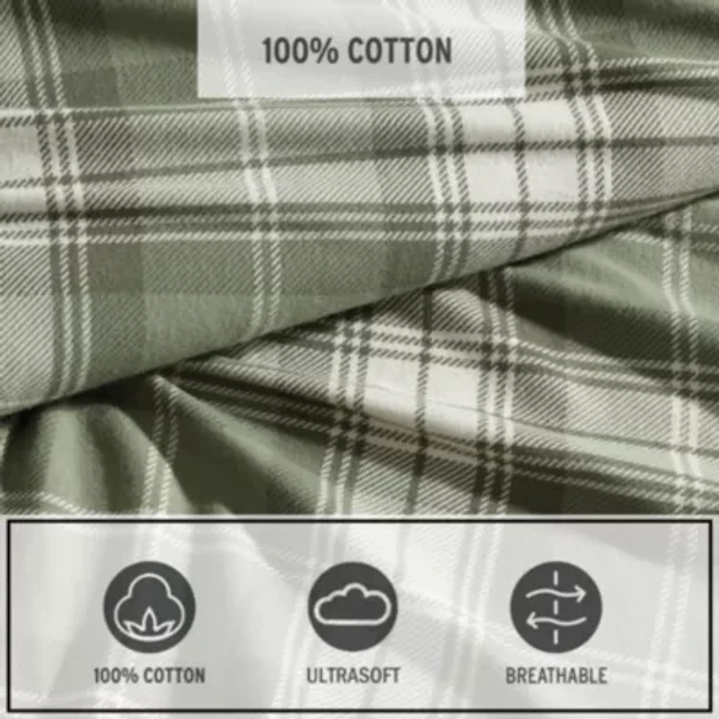Heartland Plaid Cotton Sheet Set