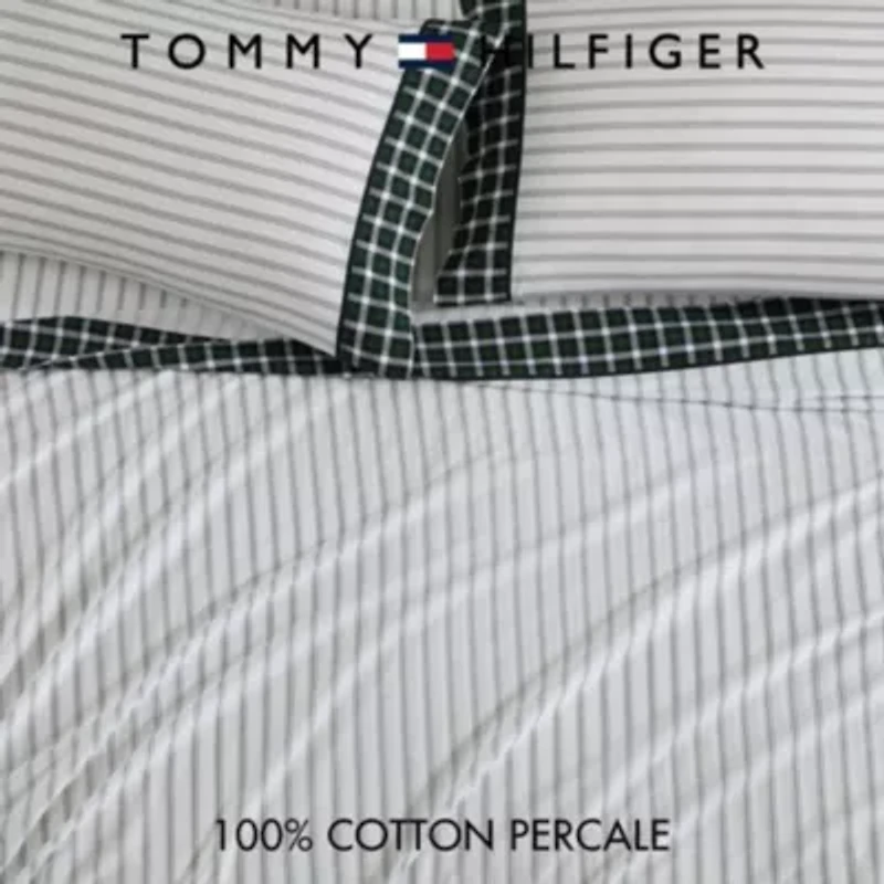 Cass Park Mix Check Stripe Cotton Sheet Set