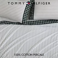 Cass Park Mix Check Stripe Cotton Sheet Set