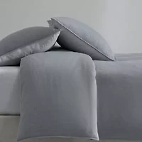Contrast Weave Duvet Set