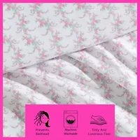 Trailing Bouquet Microfiber Sheet Set