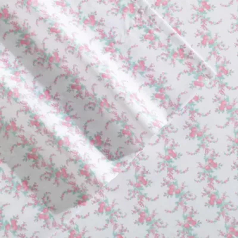 Trailing Bouquet Microfiber Sheet Set