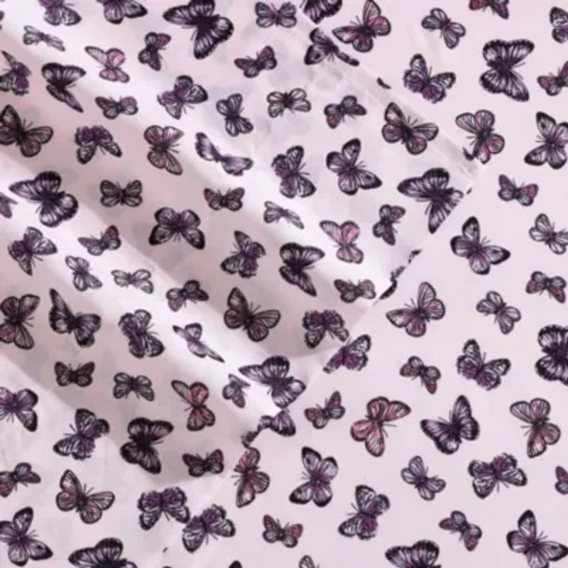 Butterfly Delight Microfiber Sheet Set