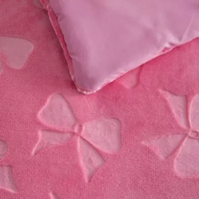 Flirty Bows Microfiber Comforter Set