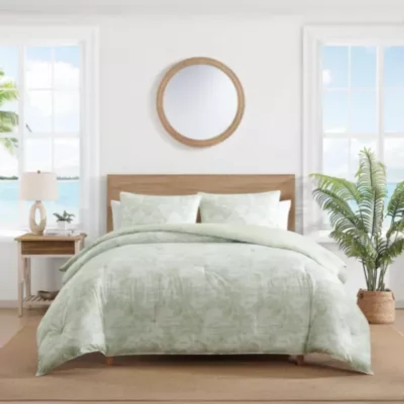 Beach Bluff Toile Cotton Comforter Set