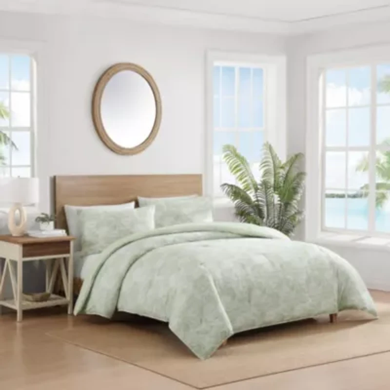Beach Bluff Toile Cotton Comforter Set