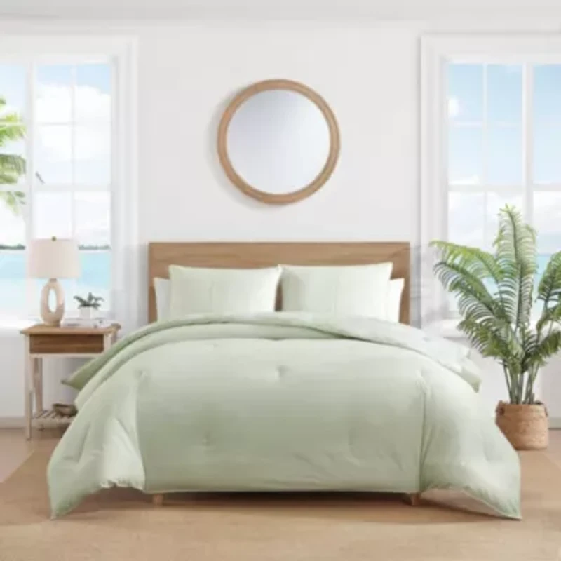 Beach Bluff Toile Cotton Comforter Set