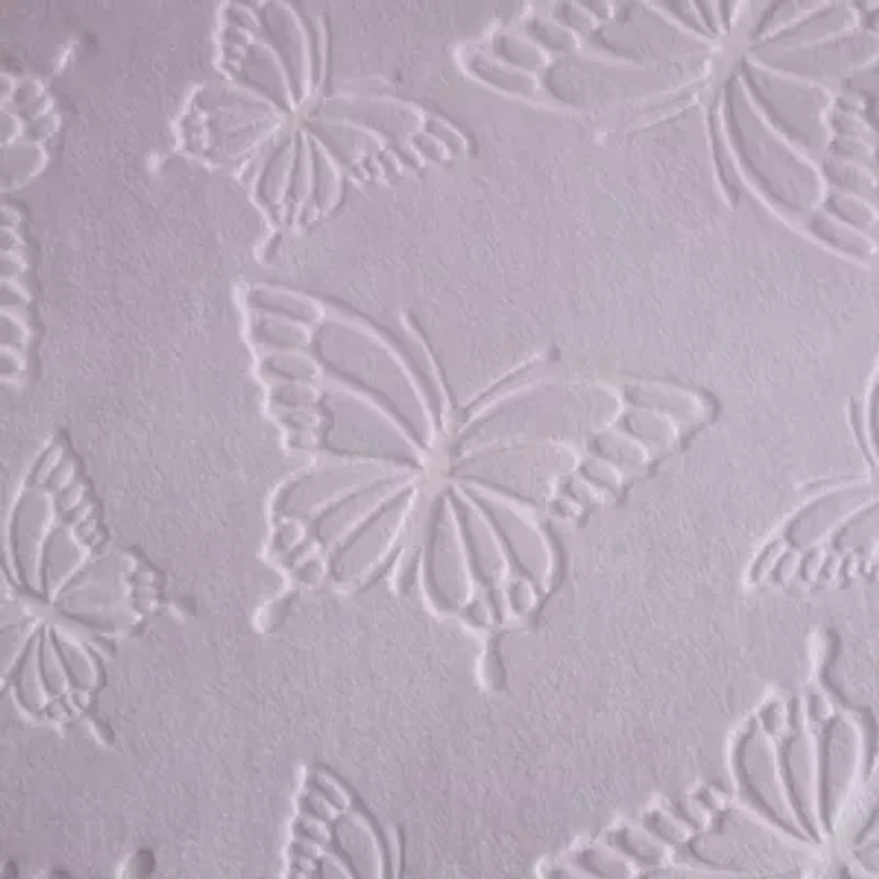 Butterfly Embossed Microfiber Comforter Set