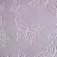 Butterfly Embossed Microfiber Comforter Set