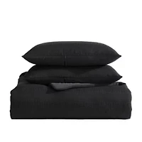 Variegated Waffle Microfiber 14-Piece Comforter Set