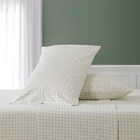 Calm Seas Gingham Cotton Sheet Set